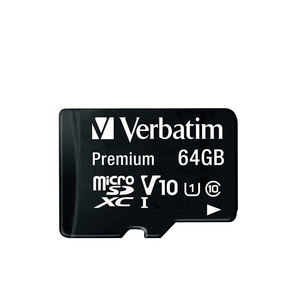 44084 VERBATIM                                                     | MICRO SD VERBATIM 64GB CON ADAPTADOR 80 MB/S                                                                                                                                                                                                              