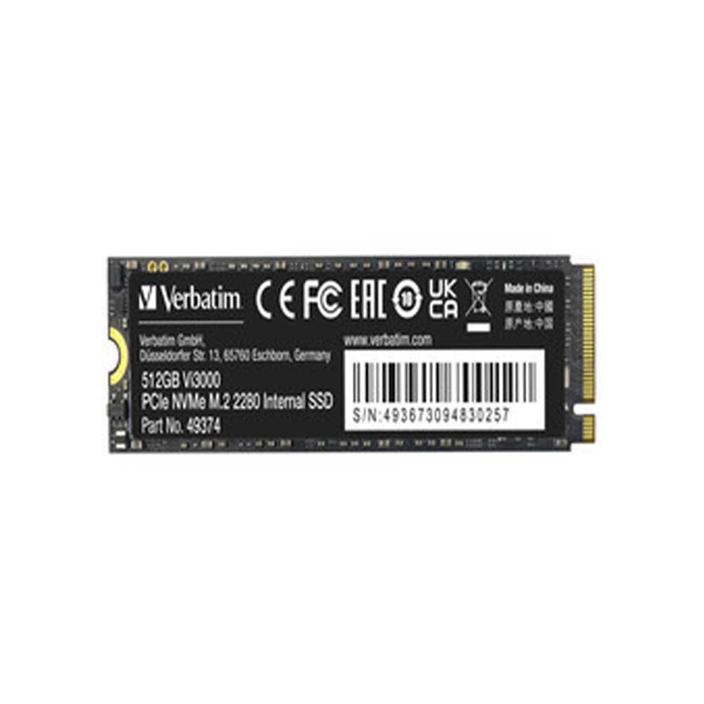 49374 VERBATIM                                                     | SSD INTERNO VERBATIM VI3000 512GB M.2 2280 NVME PC                                                                                                                                                                                                        