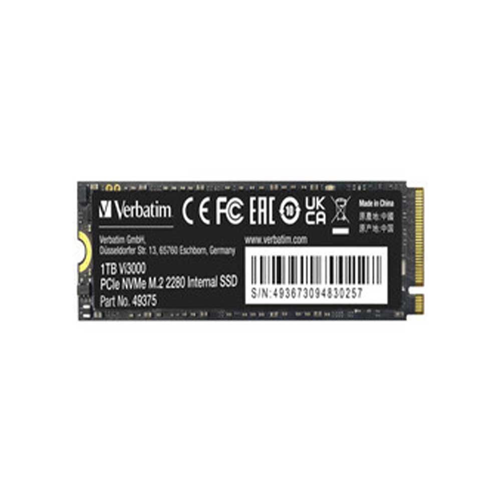 49376 VERBATIM                                                     | SSD INTERNO VERBATIM VI3000 2TB M.2 2280 NVME PCIE                                                                                                                                                                                                        