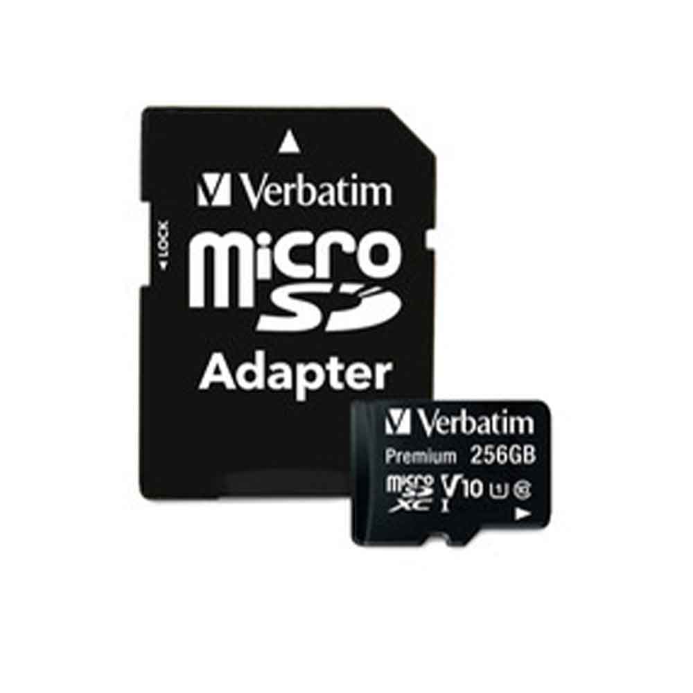 70364 VERBATIM                                                     | MEMORIA MICROSDXC VERBATIM 256GB CON ADAPTADOR                                                                                                                                                                                                            