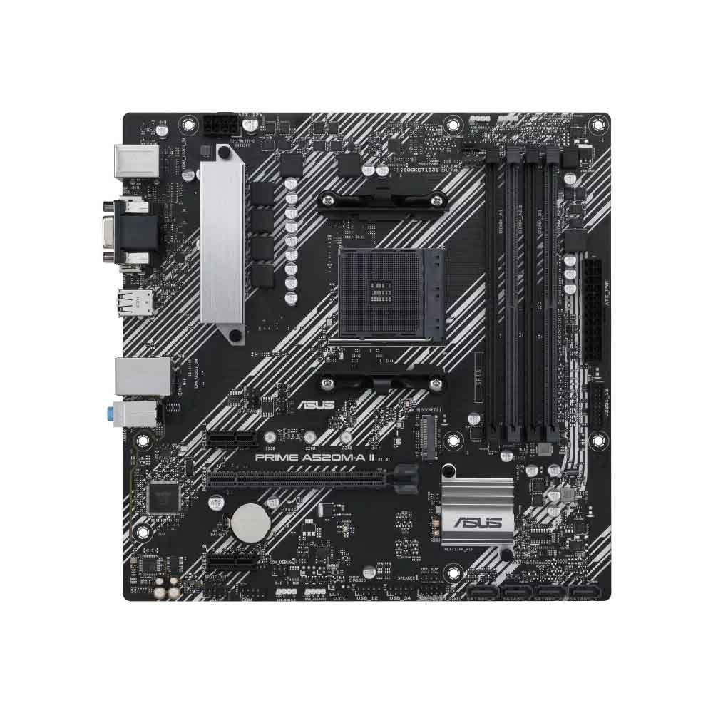 90MB17H0-M0EAYC ASUS                                                         | MOTHERBOARD ASUS PRIME A520M-A II                                                                                                                                                                                                                         