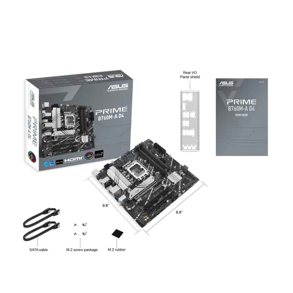 90MB1D00-M1EAY0 ASUS                                                         | MOTHERBOARDS ASUS PRIME B760M-A D4                                                                                                                                                                                                                        