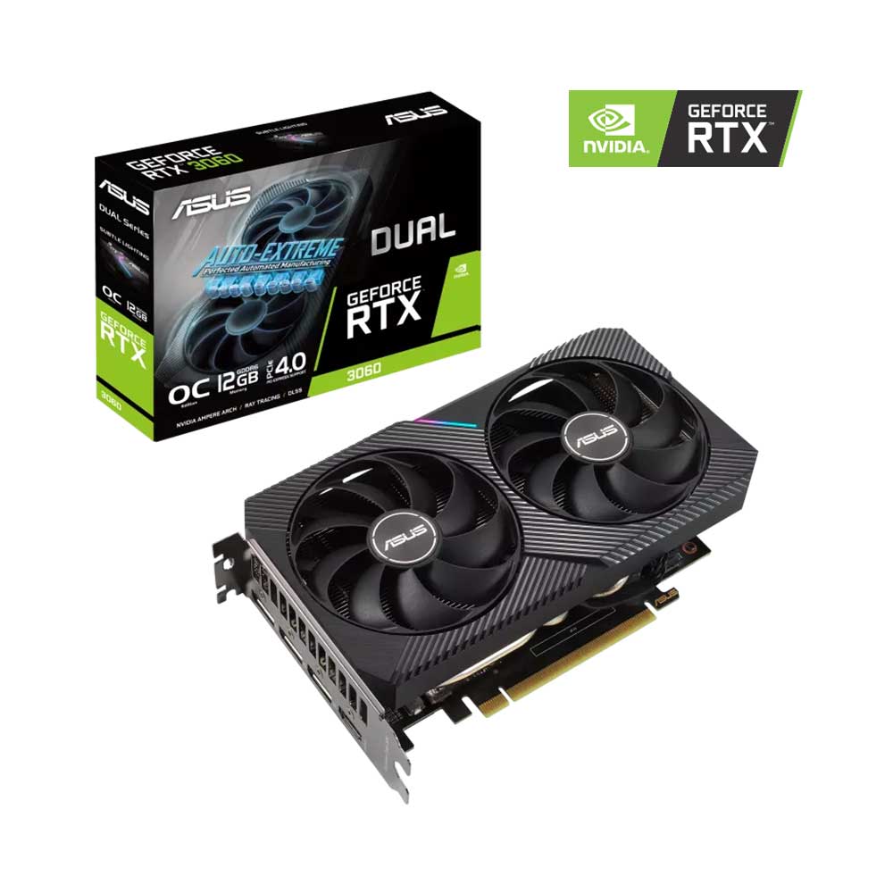 90YV0GB2-MVAA10 ASUS                                                         | DUAL-RTX3060-O12G-V2                                                                                                                                                                                                                                      