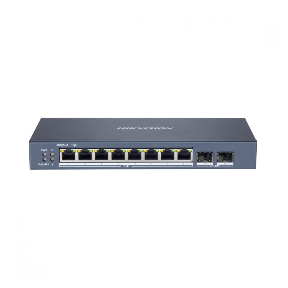 DS-3E1510P-SI HIKVISION                                                    | SWITCH HIKVISION 8 GE POE, 2 GE SFP, 110W, HPP                                                                                                                                                                                                            