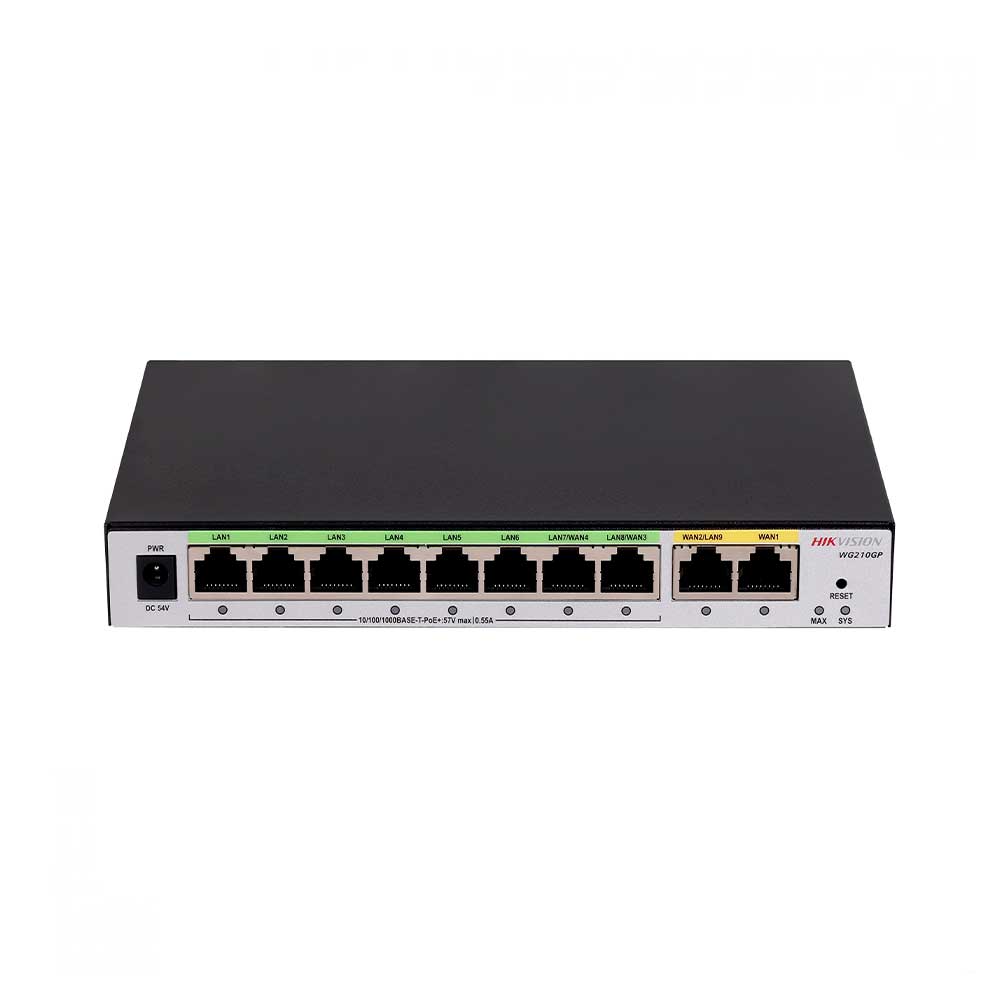 DS-3WG210GP-SI HIKVISION                                                    | CONTROLADOR HIKVISION ALL IN ONE 10 PORT POE AC                                                                                                                                                                                                           