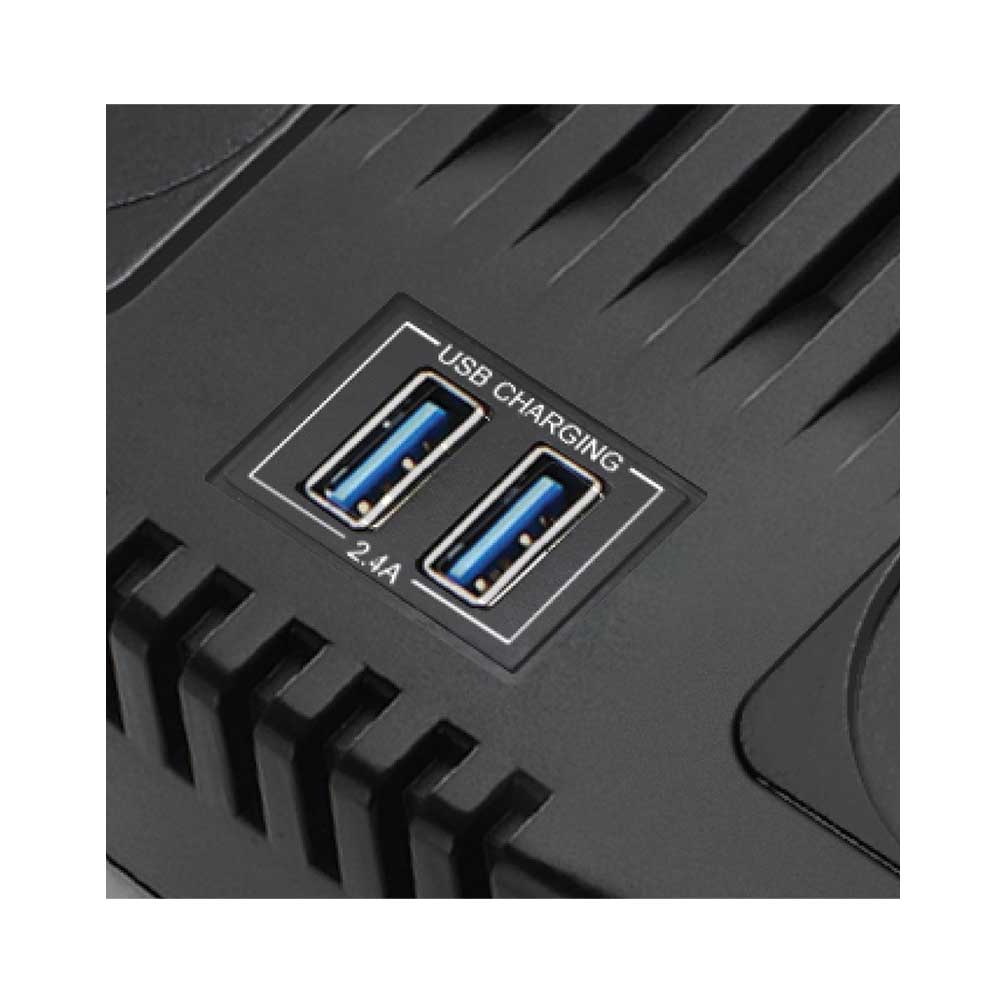 FVR-1202USB-A FORZA                                                        | REGULADOR DE VOLTAJE FORZA FVR-1202USB-A 1200VA/600W 6 IR                                                                                                                                                                                                 