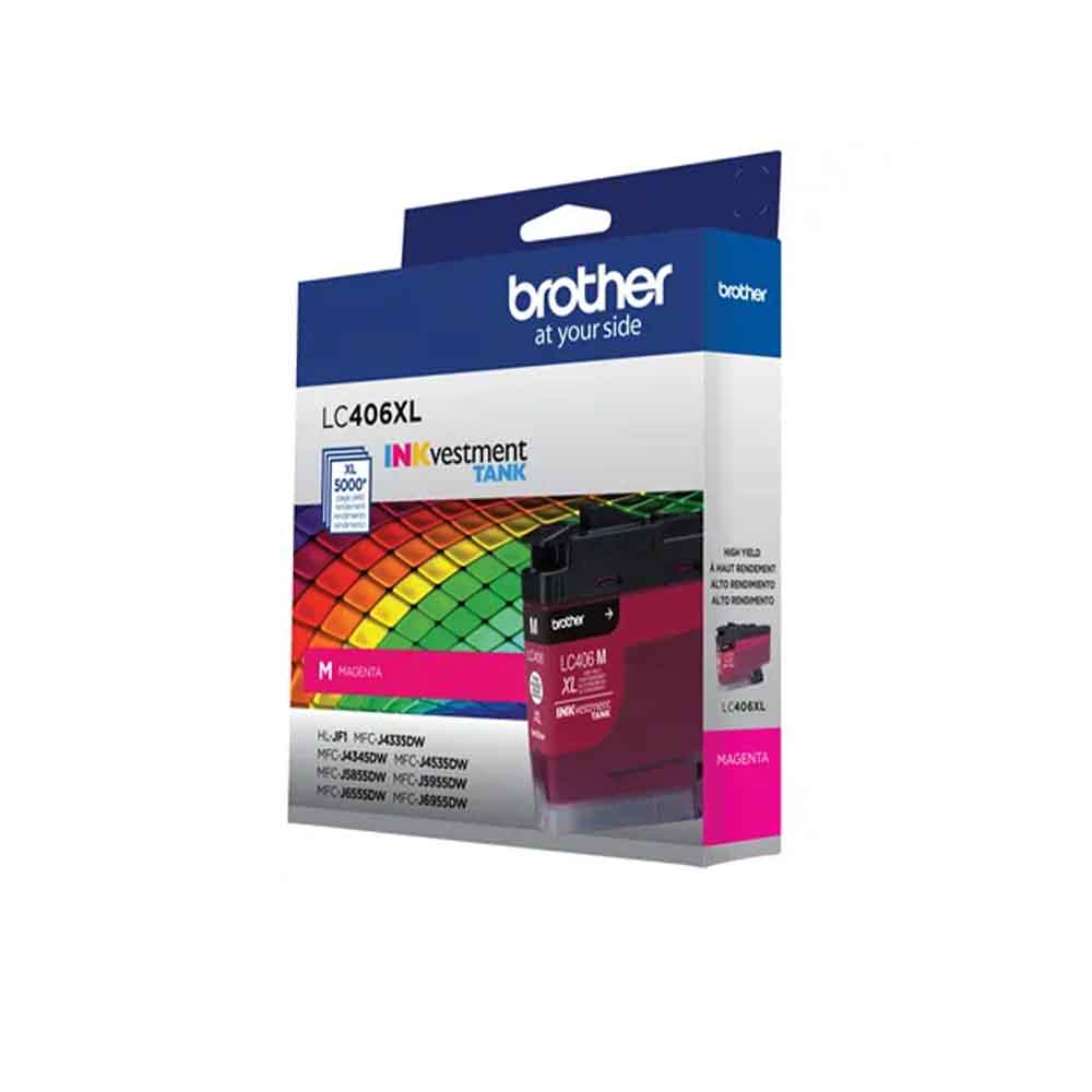 LC406XLMS BROTHER                                                      | CARTUCHO BROTHER LC406XLM MAGENTA P/ MFCJ6955DW                                                                                                                                                                                                           