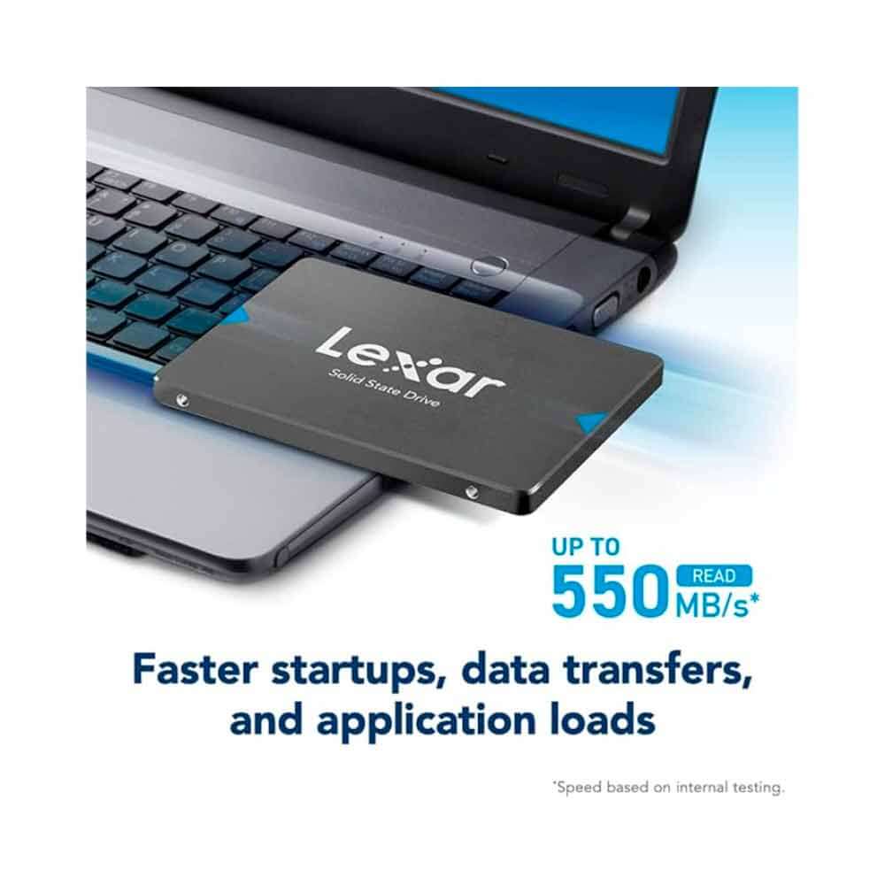 LNQ100X256G-RNNNG LEXAR                                                        | SSD INTERNO LEXAR NQ100 256GB 2.5” SATA III (6GB/S                                                                                                                                                                                                        