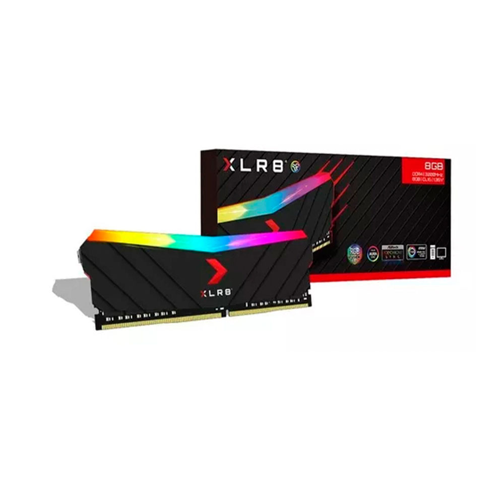 MD8GD4320016XRGB PNY                                                          | MEMORIA RAM PNY XLR8 GAMING EPIC-X RGB DDR4 3200MHZ UDIMM                                                                                                                                                                                                 