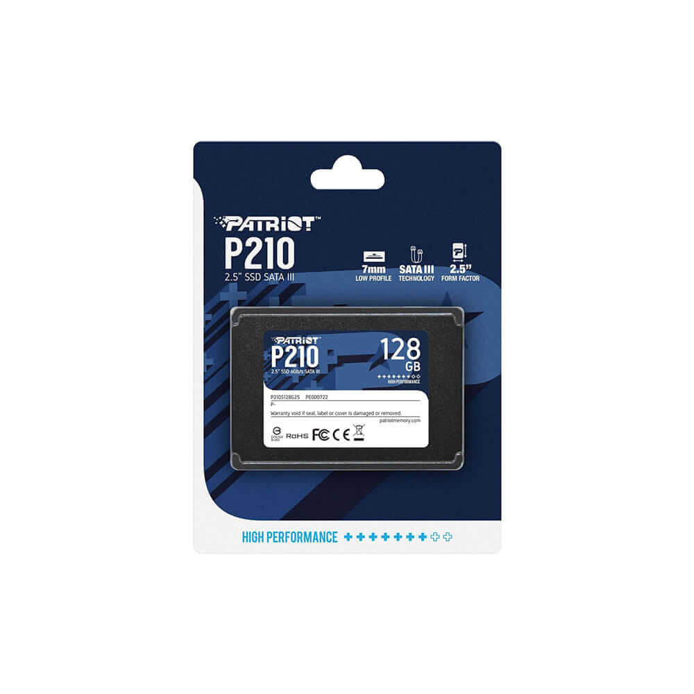 P210S128G25 PATRIOT                                                      | PATRIOT P210 128GB SATA3 2.5 SSD                                                                                                                                                                                                                          