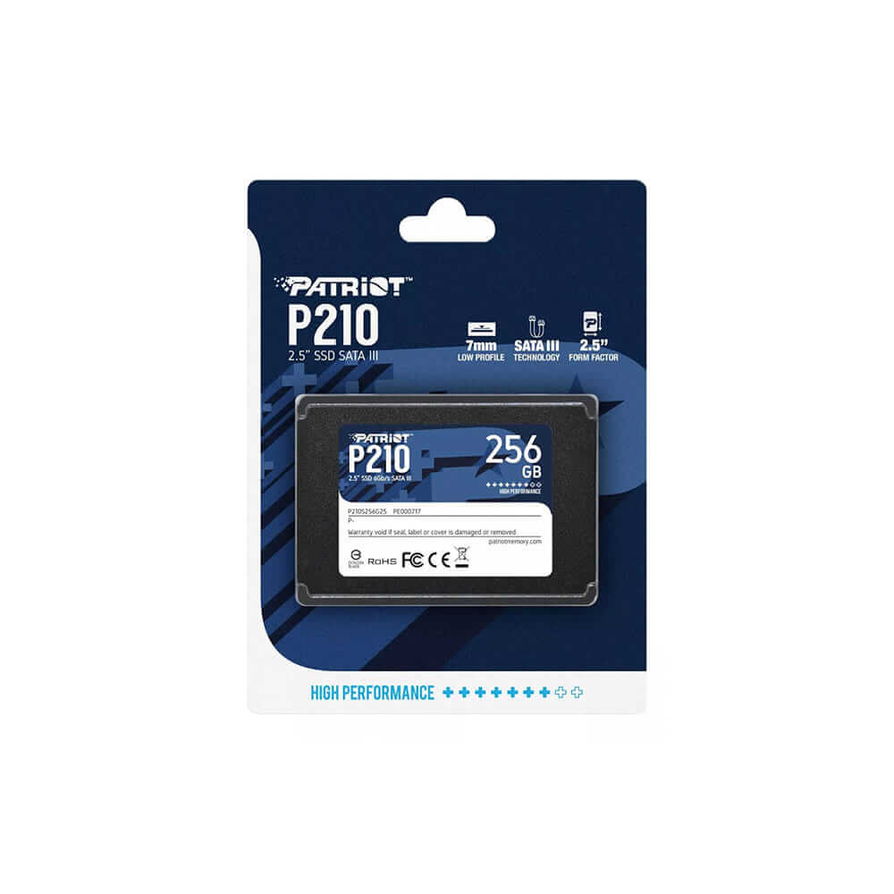 P210S256G25 PATRIOT                                                      | DISCO INTERNO PATRIOT P210 256GB                                                                                                                                                                                                                          