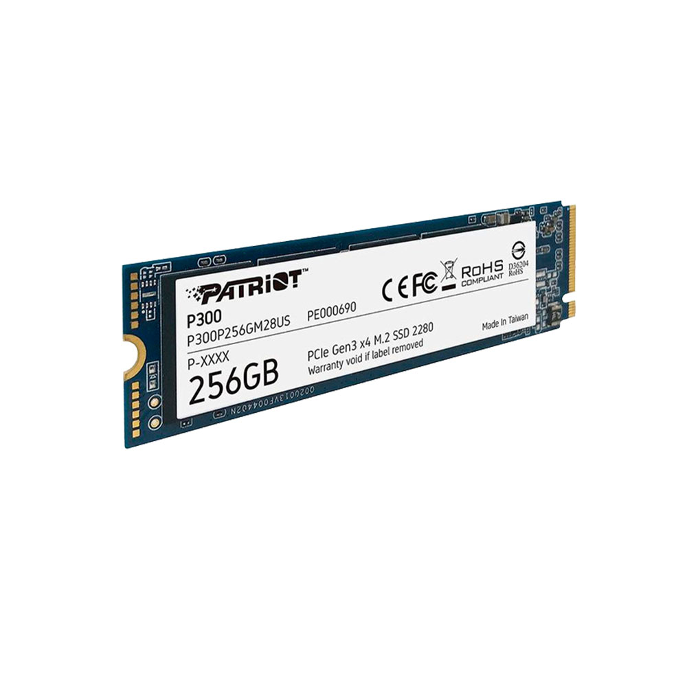 P300P256GM28 PATRIOT                                                      | DISCO INTERNO SSD PATRIOT P300 256GB M.2 2280 PCIE GEN 3 X4 SSD                                                                                                                                                                                           