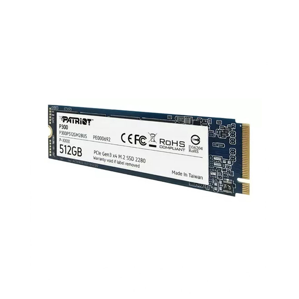 P300P512GM28 PATRIOT                                                      | DISCO INTERNO PATRIOT P300 512GB M.2 2280 PCIE GEN 3 X4 SSD                                                                                                                                                                                               