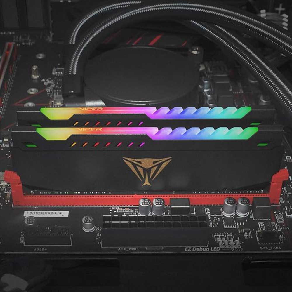 PVSR432G320C8 PATRIOT                                                      | MEMORIA RAM PATRIOT VIPER STEEL RGB 32GB 3200MHZ CL18 DDR4 UDIMM                                                                                                                                                                                          