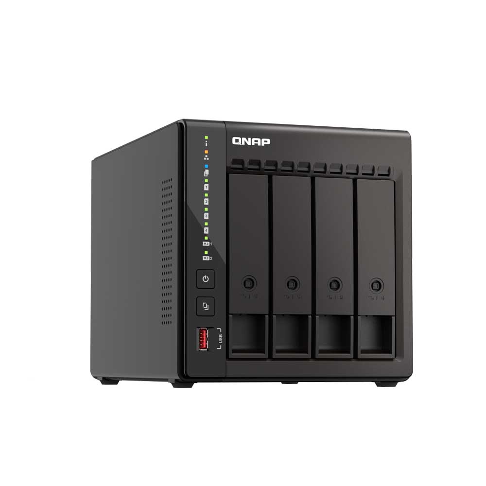 QVP-41C-US QNAP                                                         | NAS QNAP TORRE  QVP-41C-US DE 4 BAHIAS INTEL CELERON DE 8GB                                                                                                                                                                                               