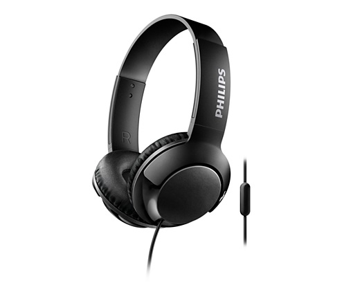 Philips-auriculares con cable SHL3065, cascos con micrófono