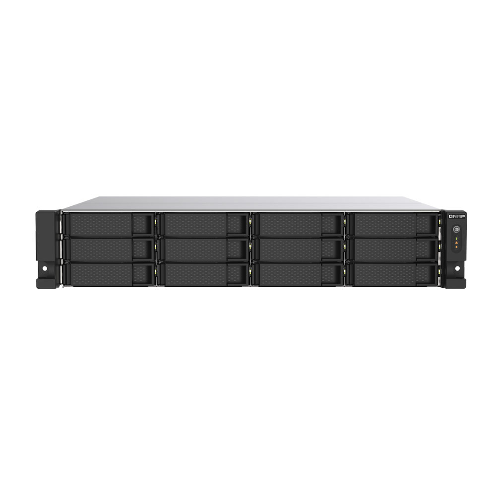 TS-1273AU-RP-8G-US QNAP                                                         | NAS QNAP RACKEABLE TS-1273AU-RP-8G-US DE 12 BAHIAS AMD 8GB RAM REDUNDANTE                                                                                                                                                                                 